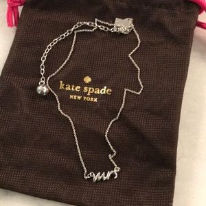Kate Spade Mrs. Necklace
